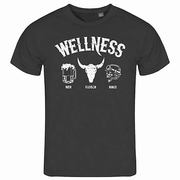 deinshirt Print-Shirt Herren T-Shirt Wellness für Biker Funshirt mit Motiv günstig online kaufen