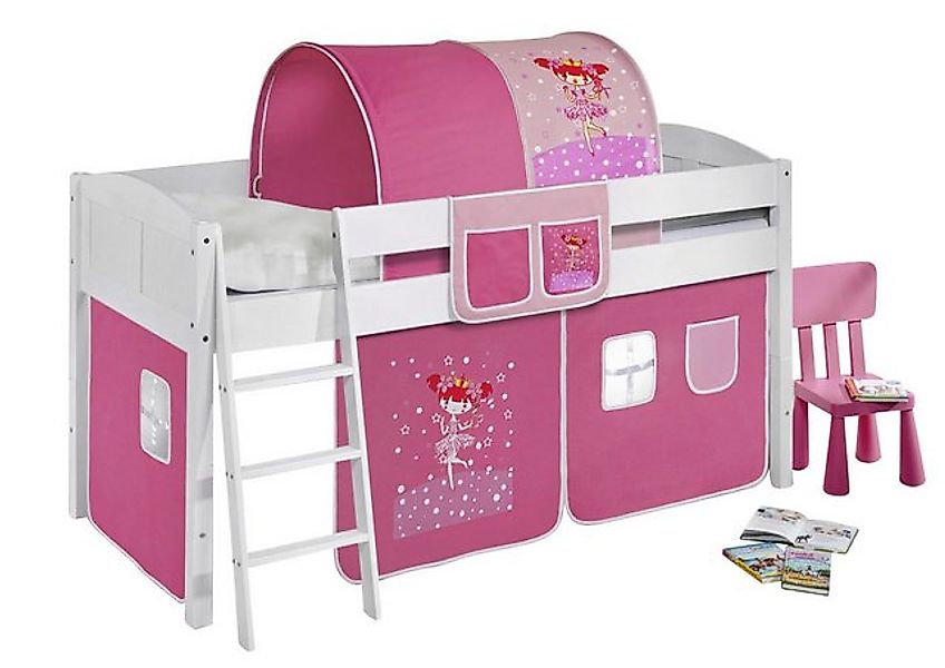 Lilokids Hochbett Spielbett IDA 4106 - Teilbares Systemhochbett - weiß - mi günstig online kaufen