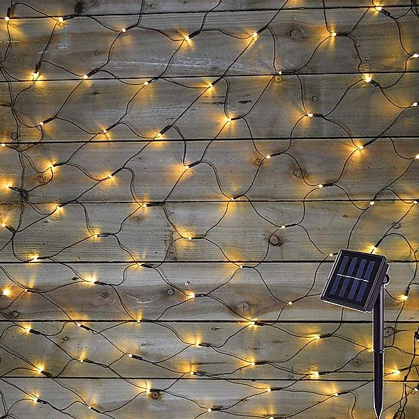 Rosnek LED-Lichtervorhang Solar, Wasserdicht, 8 Modi,für günstig online kaufen