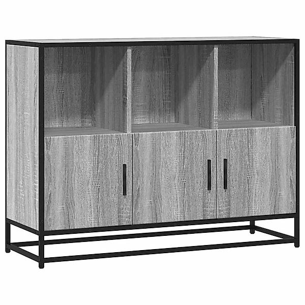 vidaXL Sideboard Grau Sonoma 100x35x76 cm Holzwerkstoff 849032 günstig online kaufen