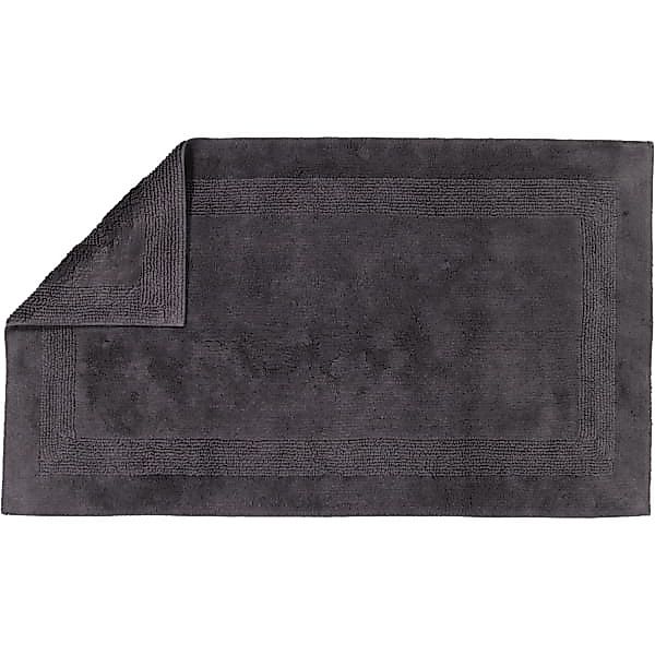 Cawö Home Badteppiche Luxus Badteppich 1000 - Farbe: basalt - 740 - 70x120 günstig online kaufen