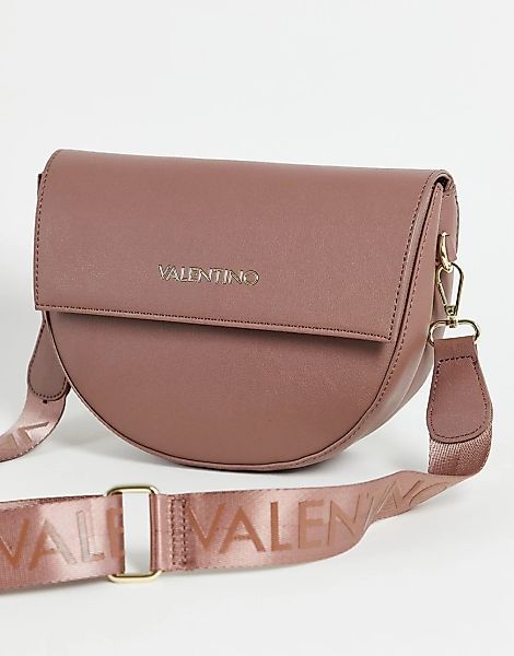 Valentino Bags – Bigs – Umhängetasche mit rundem Design in Antico-Rosa günstig online kaufen