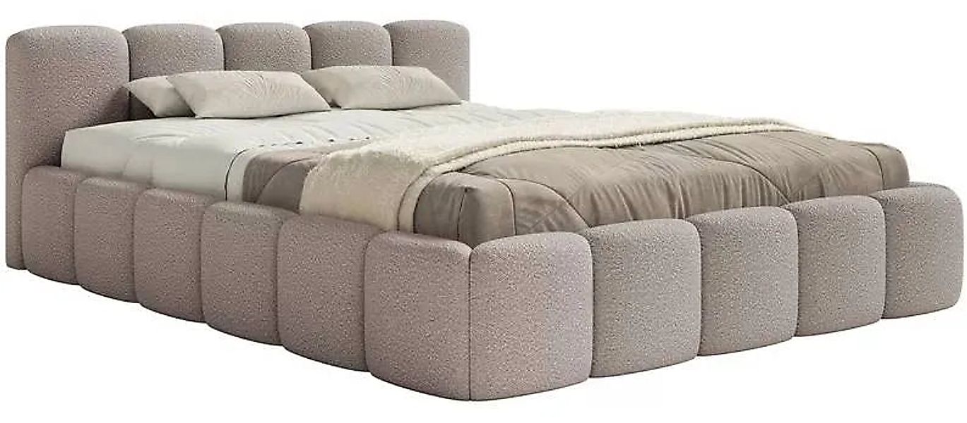 | Bettgestell Chloe niedrig 140 x 200 mit Stauraum günstig online kaufen