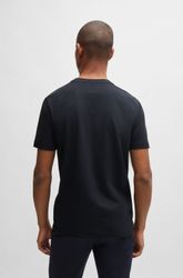 BOSS GREEN Rundhalsshirt Tee mit gummiertem günstig online kaufen