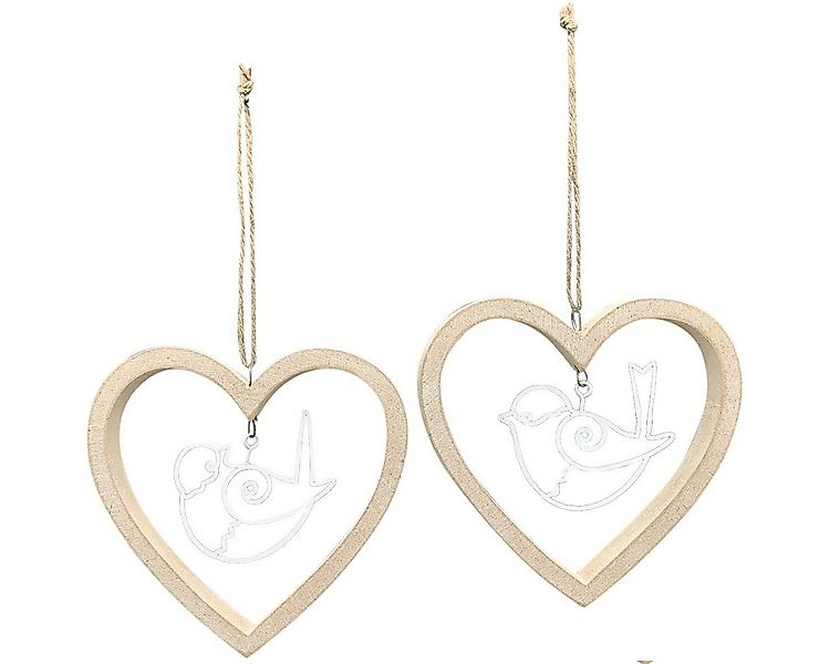 matches21 HOME & HOBBY Dekohänger Fensterdeko hängende Frühlingsdeko Herz H günstig online kaufen