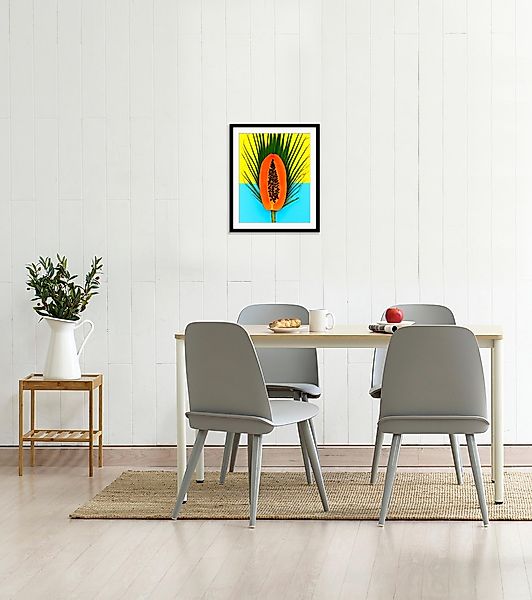 queence Bild "Papaya", Obst-Obst Bilder-Blätter-Essen-Lebensmittel, HD Prem günstig online kaufen