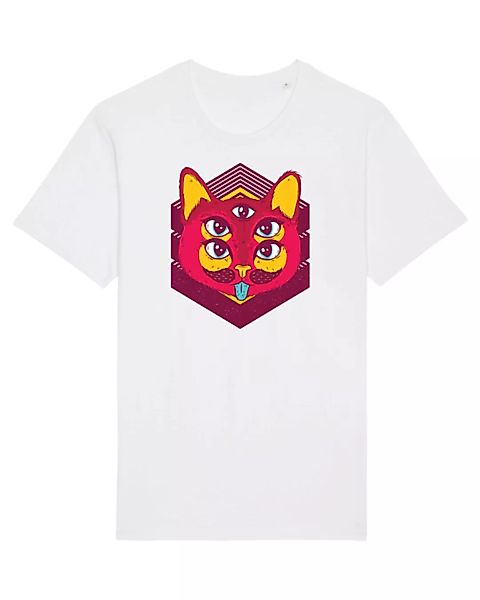 Psychedelic Cat | T-shirt Unisex günstig online kaufen