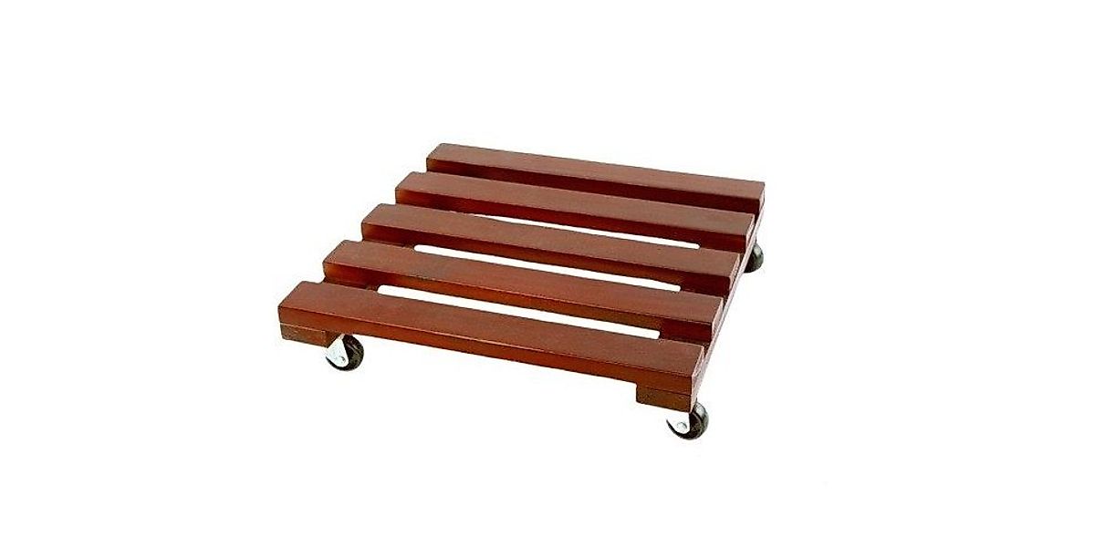 Trend Line Pflanzenroller TrendLine Pflanzenroller Akazie 35 x 35 cm günstig online kaufen