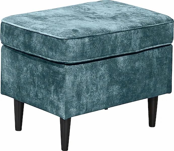 ED EXCITING DESIGN Hocker »Oskar«, mit Massivholzfüßen günstig online kaufen