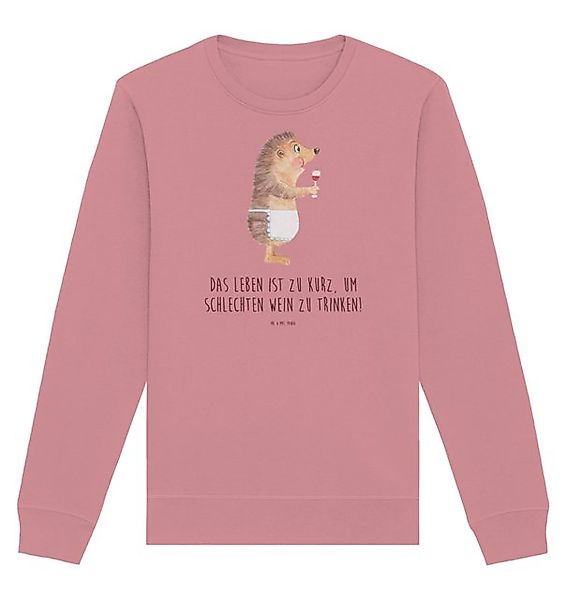 Mr. & Mrs. Panda Longpullover Igel Wein Größe M - Canyon Pink - Geschenk, l günstig online kaufen
