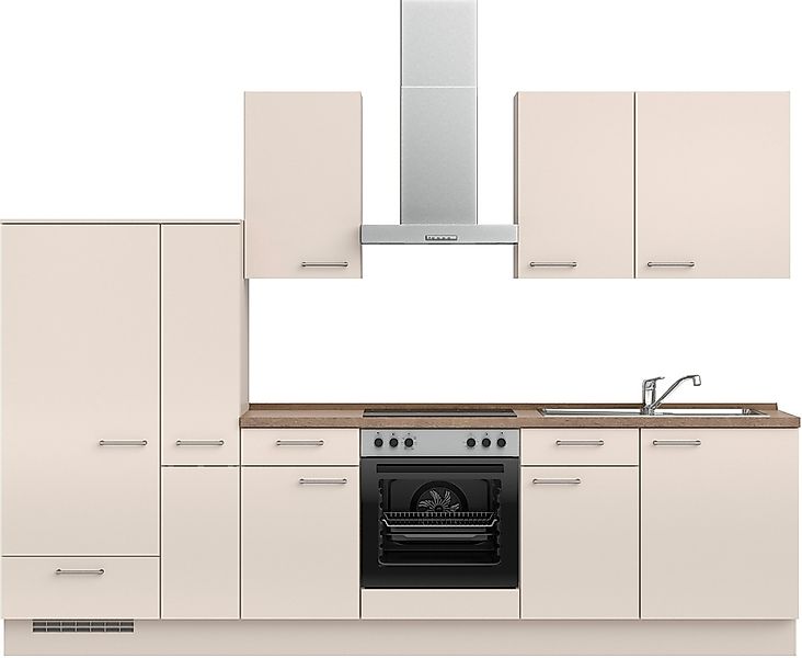 nobilia Küchenzeile ""Laser I", Ausrichtung wählbar, Breite 300 cm" vormont günstig online kaufen