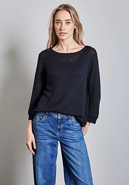 STREET ONE Langarmshirt mit 3/4 Ärmeln günstig online kaufen