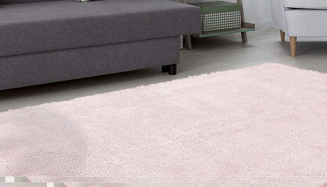 Kayoom Teppich »Bali 110«, rechteckig, 40 mm Höhe, flauschig und weich, UNI günstig online kaufen