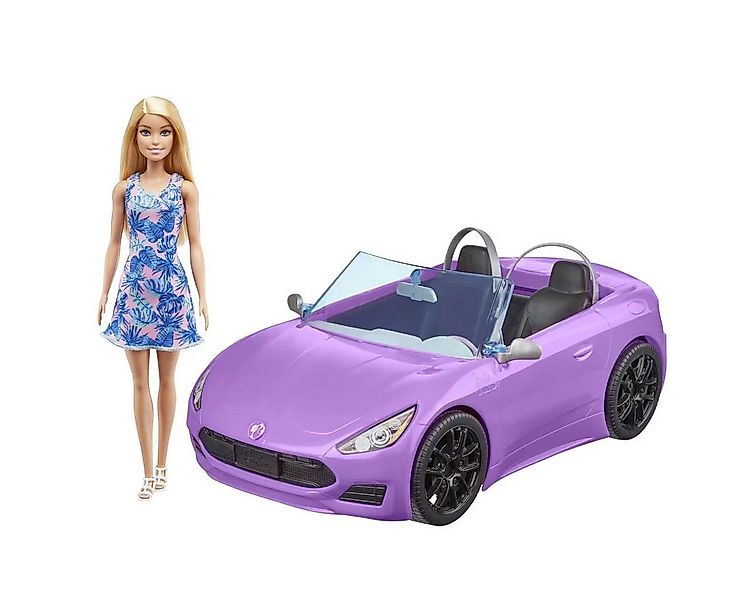 Mattel® Puppen Fahrzeug Mattel HBY29 - Barbie - Puppe mit Carbrio, lila günstig online kaufen