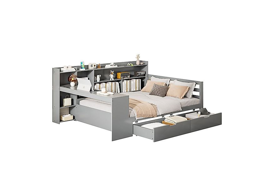 Odikalo Schlafsofa Schlafcouch Schrankbett 90x200 140x200 Massivholz, Schla günstig online kaufen