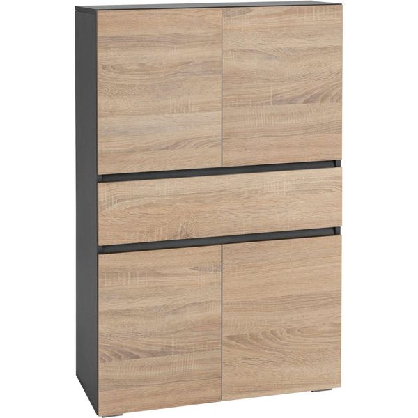 Home affaire Midischrank "Wisla" mit 4 Türen & 1 Schublade, Breite 76 cm, H günstig online kaufen