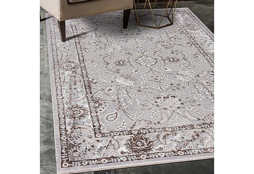 Mazovia Orientteppich Orientalisch Teppich mit Fransen, 80 x 150 cm, Kurzfl günstig online kaufen