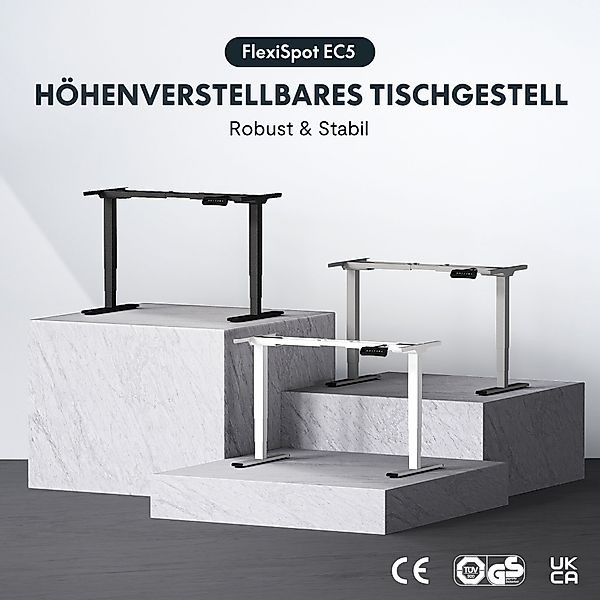 FLEXISPOT Schreibtisch Elektrisch höhenverstellbares Tischgestell (EC5 günstig online kaufen