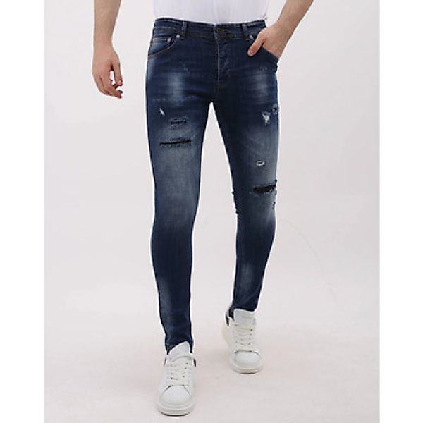 Mario Morato  Slim Fit Jeans Enge Jeans SlimJeans Für Mit Rissen günstig online kaufen