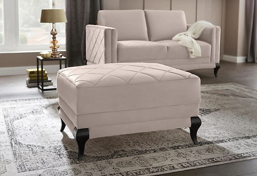 Home affaire Hocker "Brahms", mit Stauraumfach günstig online kaufen