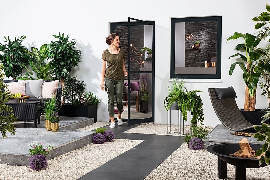 hecht international Insektenschutz-Tür "Alu-Türbausatz" BxH: 120x240 cm günstig online kaufen
