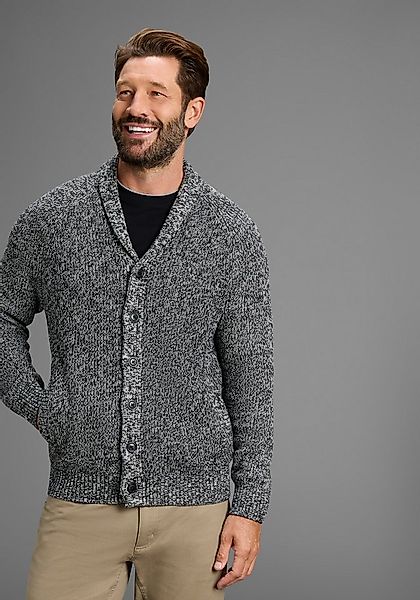 Man's World Strickjacke Neue Kollektion! Mit Knopfleiste und Taschen melier günstig online kaufen