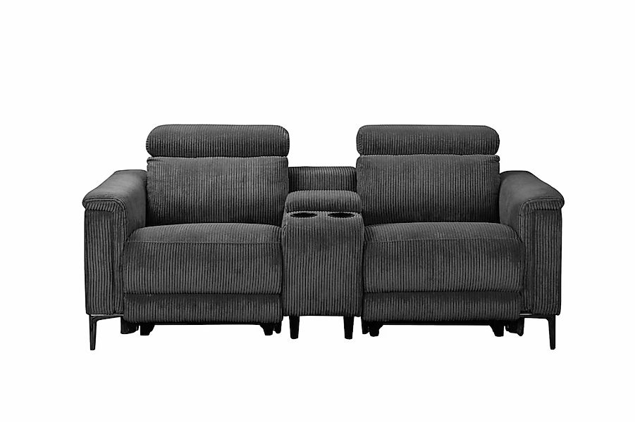 Home affaire 2-Sitzer "Lund in Cord, 2er-Kinosofa, TV-Sessel, Multimedia-So günstig online kaufen