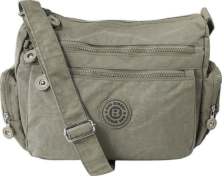 BAG STREET Schultertasche Bag Street Nylon stone Sportliche Damen (Schulter günstig online kaufen