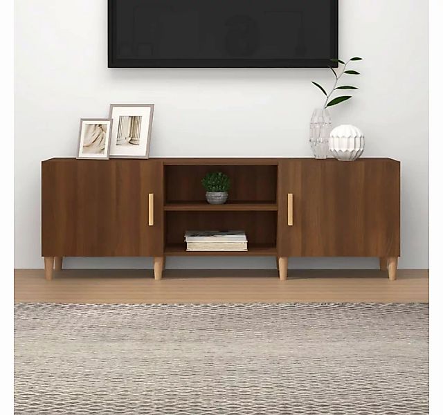 furnicato TV-Schrank Braun Eichen-Optik 150x30x50 cm Holzwerkstoff günstig online kaufen