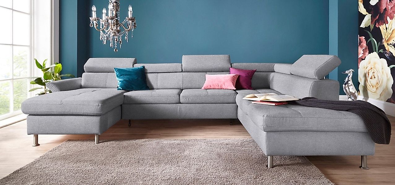 exxpo - sofa fashion Wohnlandschaft "Maretto, bequem und komfortabel, aufwe günstig online kaufen