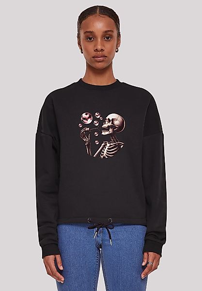 F4NT4STIC Sweatshirt "Niedliches Goth Skelett Herz Seifenblasen", Premium Q günstig online kaufen