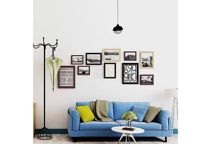 Woltu Bilderrahmen, für 3 Bilder (3 St), Artos Stil Holzrahmen Fotogalerie günstig online kaufen