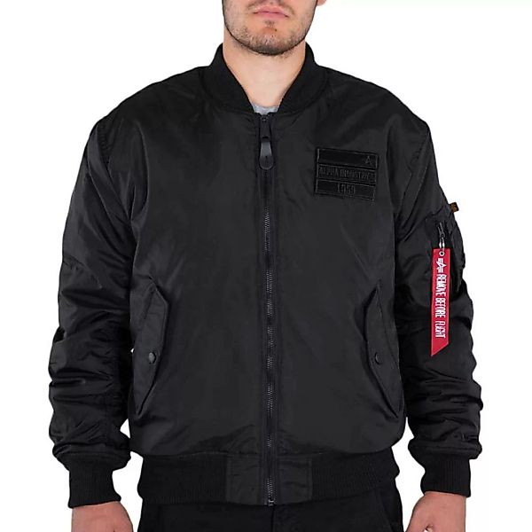 Alpha Industries Ma-1 Flc Reversible Jacke XL Black / Black Camo günstig online kaufen