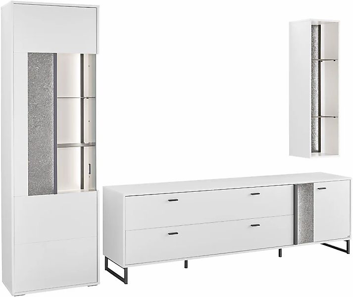 set one by Musterring TV-Wand "Deltona", (3 St.), Zierelemente aus Sandstei günstig online kaufen