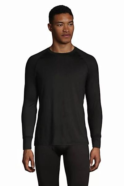 Thermaskin Rundhals-Shirt mit Stretch, Herren, Größe: XL Tall, Schwarz, Ela günstig online kaufen