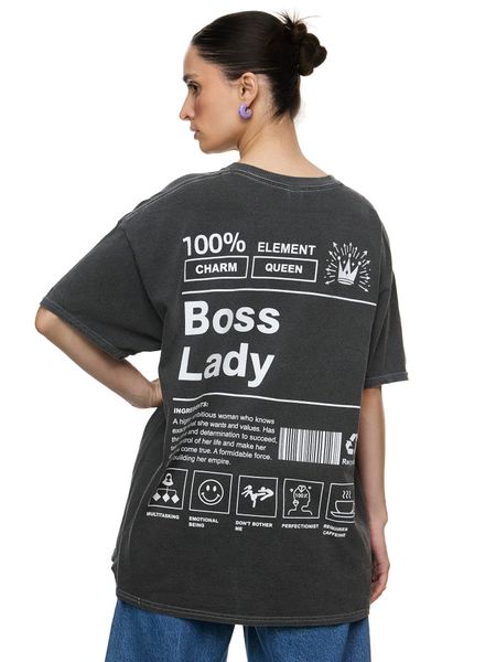 Worldclassca T-Shirt Worldclassca Oversized Print GIRL günstig online kaufen