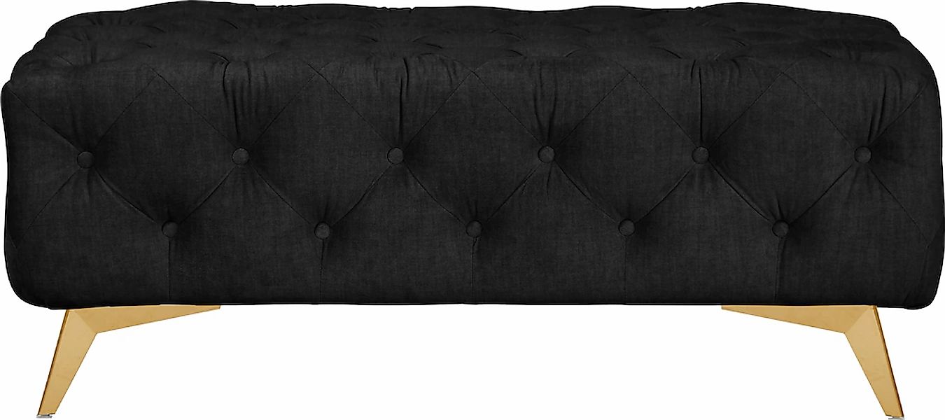 Home affaire Polsterhocker "Glynis" aufwändige Knopfheftung, moderne Cheste günstig online kaufen