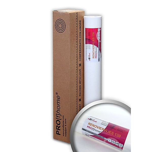 PROFHOME Renoviervlies 130 g Malervlies Anstrichvlies Vliestapete, 25,05 m günstig online kaufen