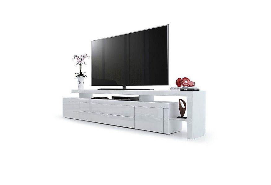 Vladon Lowboard Leon (TV-Kommode, mit zwei Türen, zwei Schubkästen und eine günstig online kaufen