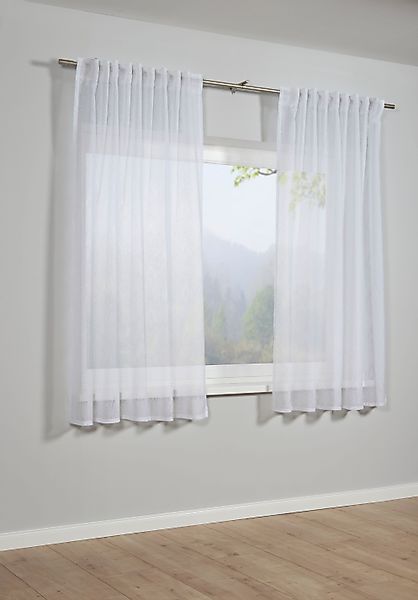 GARDINIA Gardine Schal mit Gardinenband Ausbrenner günstig online kaufen