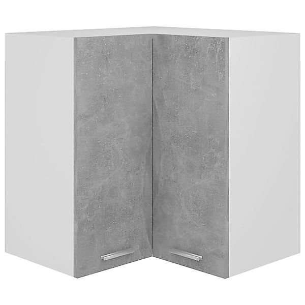 Eckhängeschrank Betongrau 57x57x60 Cm Spanplatte günstig online kaufen