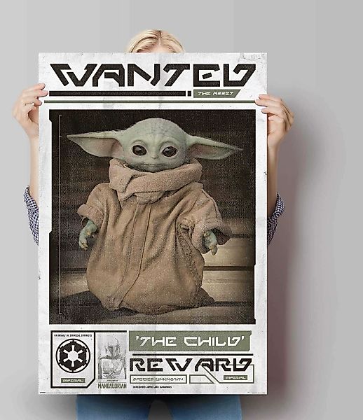 Reinders Poster "Poster Mandalorian Baby Yoda The Child", Serien, (1 St.) günstig online kaufen