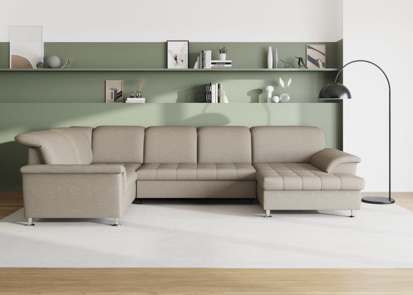 DOMO collection Wohnlandschaft "Franzi optional mit Bettfunktion, Bettkaste günstig online kaufen