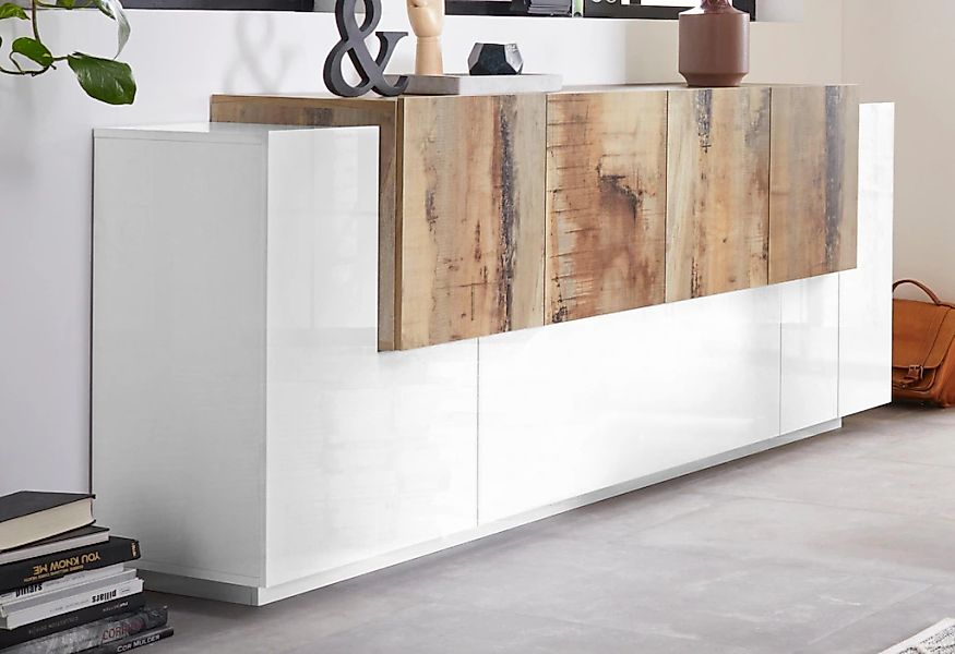 INOSIGN Sideboard "Coro, Kommode, Schrank, Kredenz, grifflos mit Einlegeböd günstig online kaufen