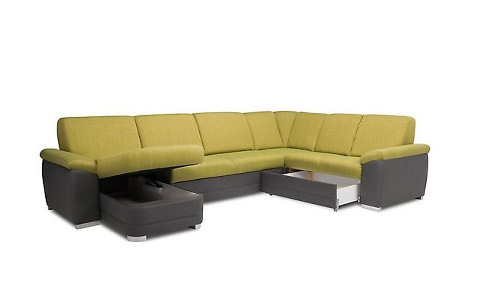 Xlmoebel Ecksofa Neues Ecksofa in U-Form mit Stoffbezug für das Wohnzimmer, günstig online kaufen