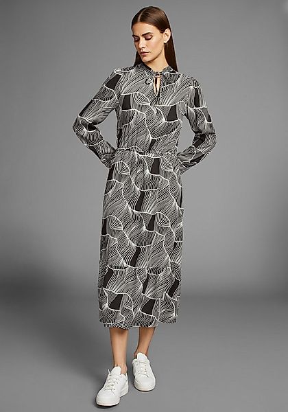 HECHTER PARIS Midikleid, mit modischen Print günstig online kaufen