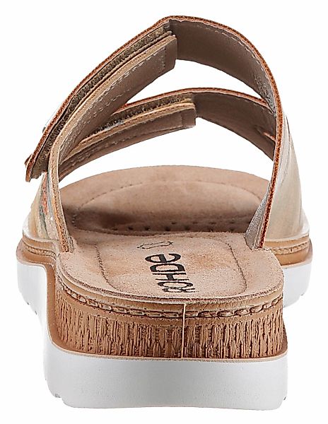 Rohde Baviera Pantolette, Keilabsatz, Sommerschuh, Schlappen mit Logo-Emble günstig online kaufen