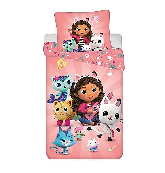 Gabby's Dollhouse Kinderbettwäsche Baumwolle Bettbezug 140x200 günstig online kaufen