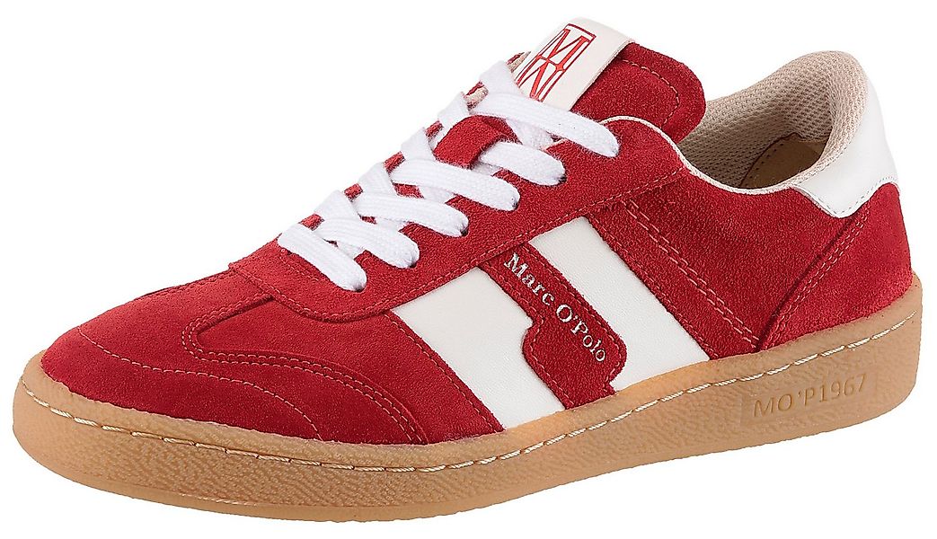 Marc O'Polo Court Sneaker Retro Sneaker, Schnürschuh, Freizeitschuh mit Mem günstig online kaufen