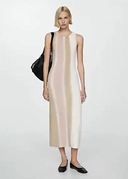 Geripptes Kleid in Tie-Dye-Optik günstig online kaufen